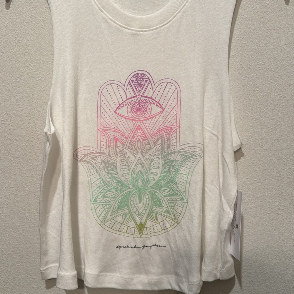 Spiritual Gangster HAMSA CROP TANK small new